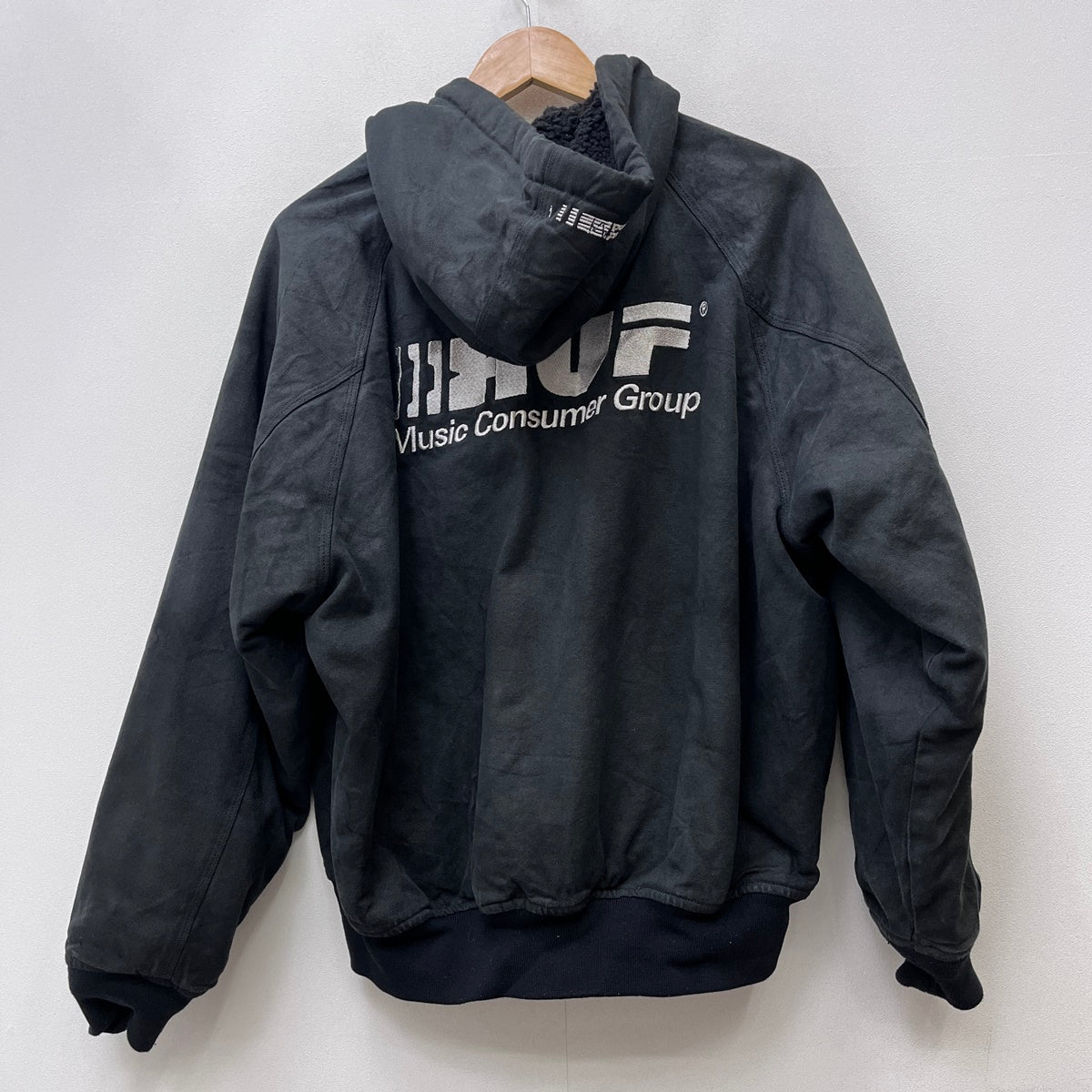 HUF | ハフ AUDIO HOODED JACKET ブルゾン ブラック サイズ：S【加古川店】