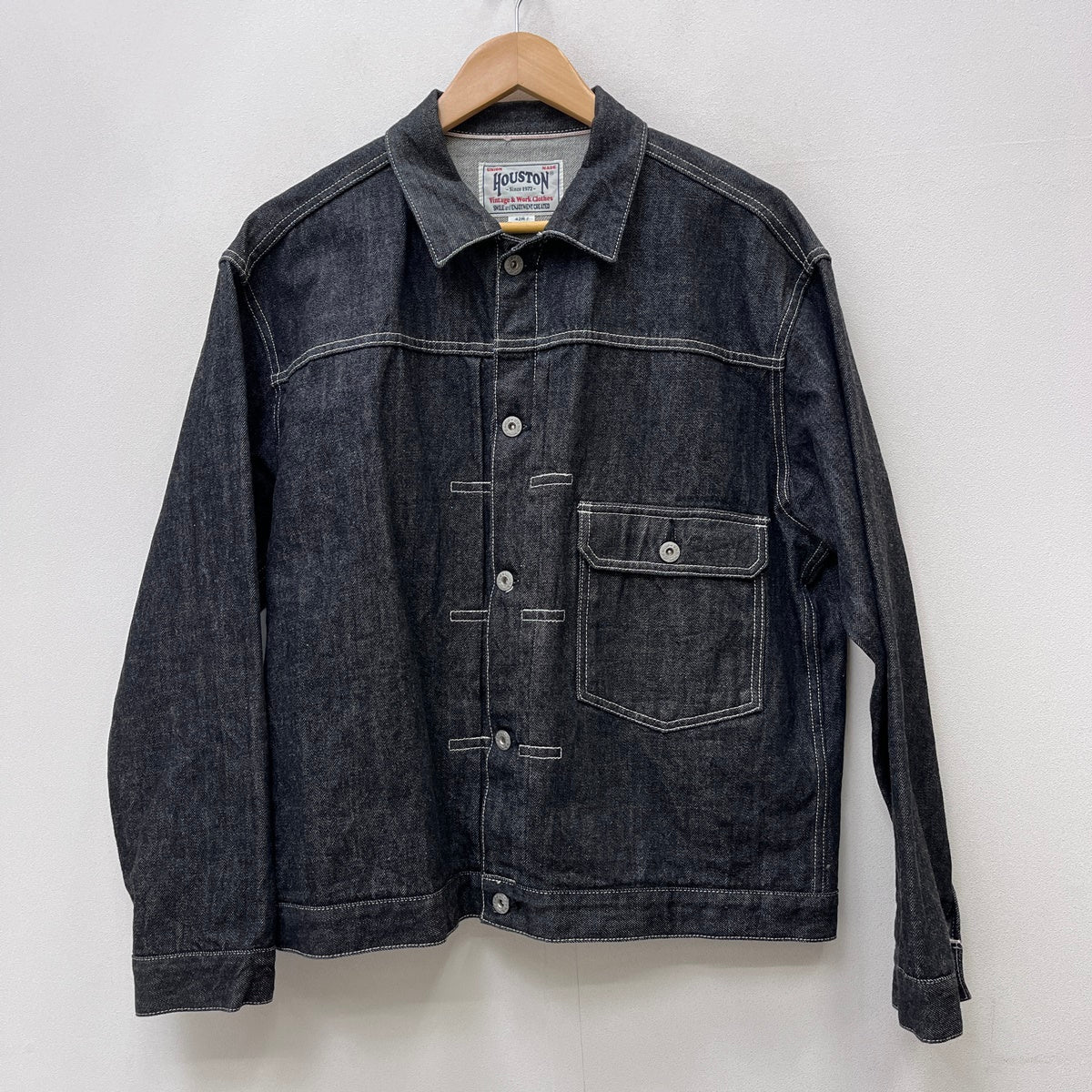 HOUSTON | ヒューストン TYPE1 デニム ジャケット デニム 51195 インディゴ サイズ：42【加古川店】