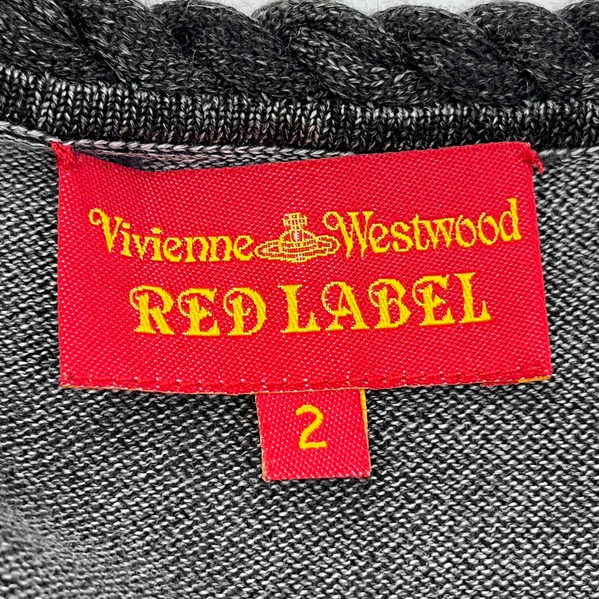 Vivienne Westwood Red Label | ヴィヴィアンウエストウッド レッドレーベル カーディガン 357-01-15006 グレー サイズ：2【加古川店】