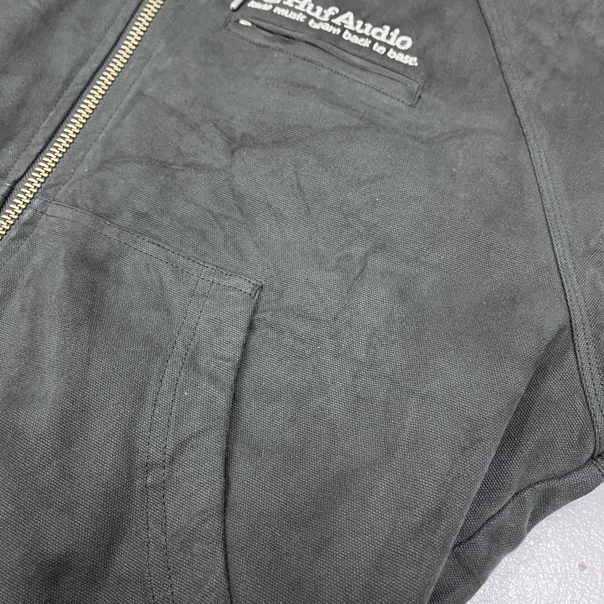 HUF | ハフ AUDIO HOODED JACKET ブルゾン ブラック サイズ：S【加古川店】