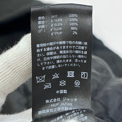 HUF | ハフ AUDIO HOODED JACKET ブルゾン ブラック サイズ：S【加古川店】