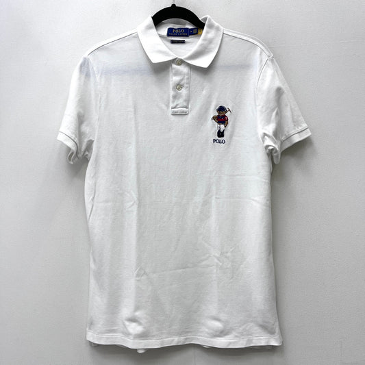 POLO RALPH LAUREN | ポロ・ラルフローレン 1p ポロベア ポロシャツ ホワイト サイズ：M【加古川店】