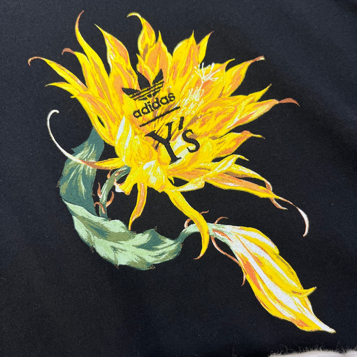 Y's | ワイズ ×adidas 50TH ANNIVERSARY L/S TEE 長袖Ｔシャツ IL4901 ブラック サイズ：M【加古川店】