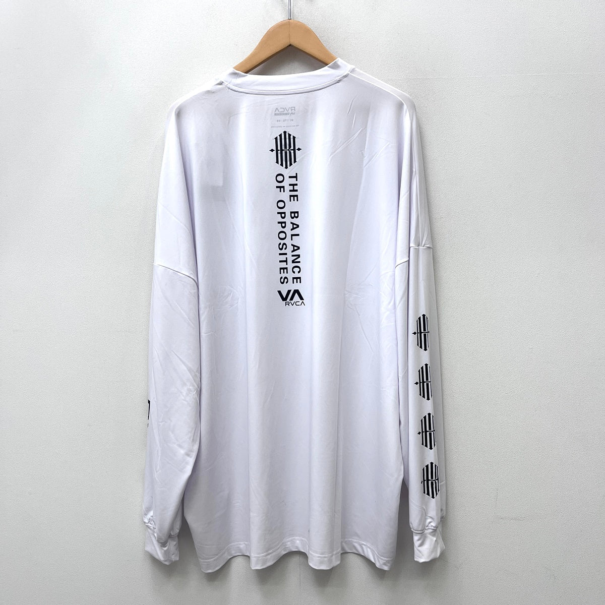 RVCA | ルーカ　アールブイ LT ストレッチ・ドライ ロンT 長袖Ｔシャツ BG042060 ホワイト サイズ：XL【加古川店】