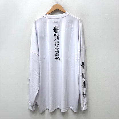 RVCA | ルーカ　アールブイ LT ストレッチ・ドライ ロンT 長袖Ｔシャツ BG042060 ホワイト サイズ：XL【加古川店】