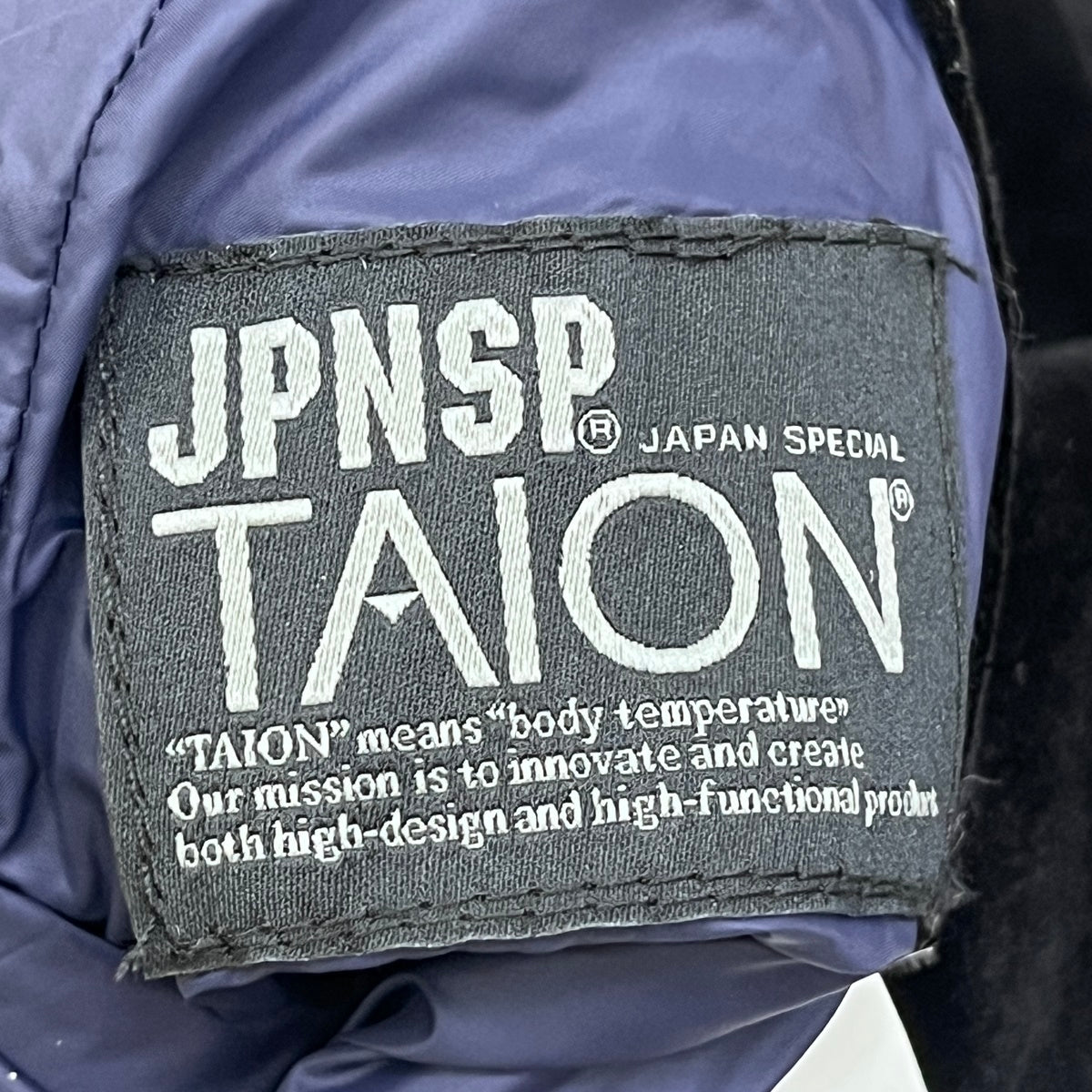 TAION | タイオン スーベニアジャケット TAION-JK04JS ブラック サイズ：XL【加古川店】