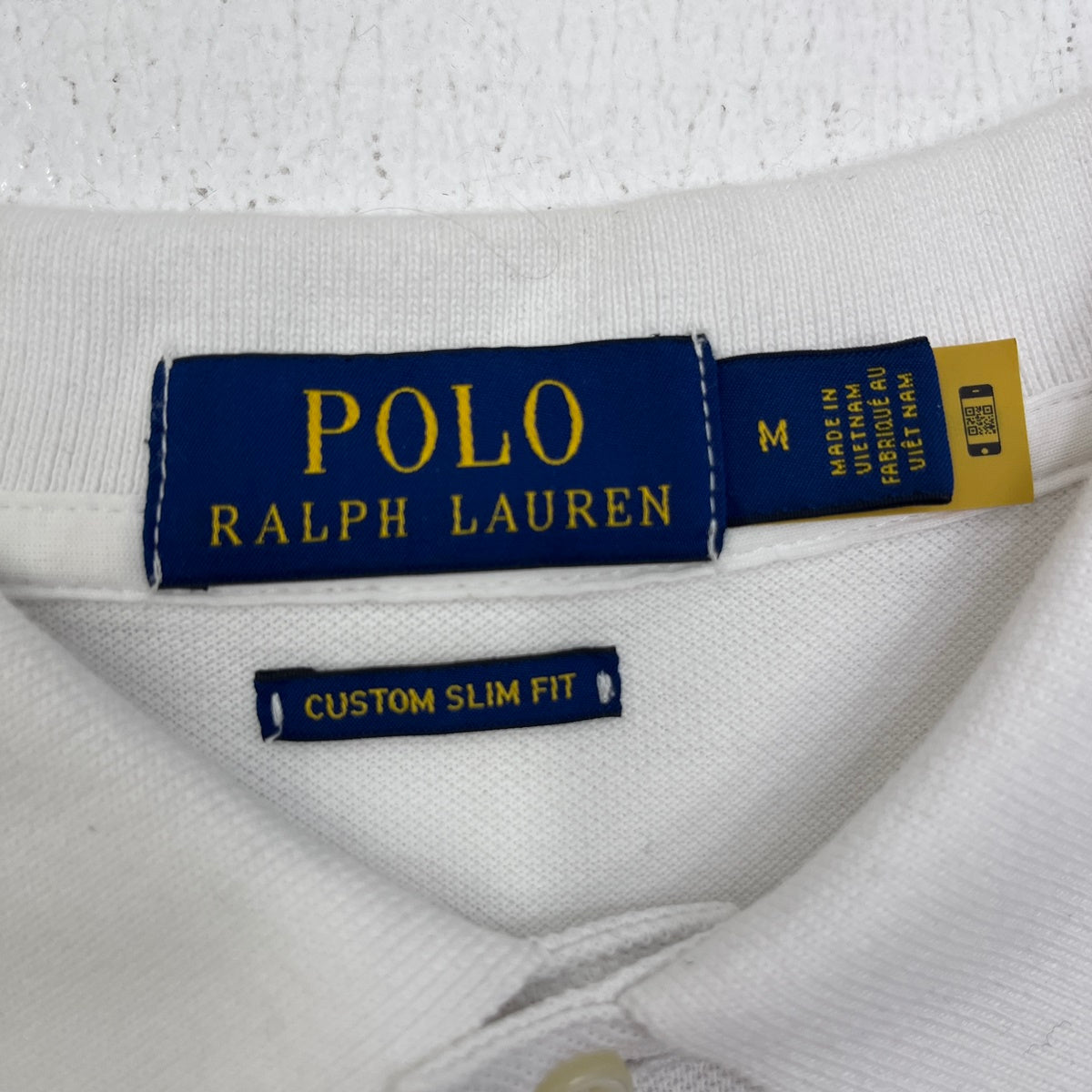 POLO RALPH LAUREN | ポロ・ラルフローレン 1p ポロベア ポロシャツ ホワイト サイズ：M【加古川店】