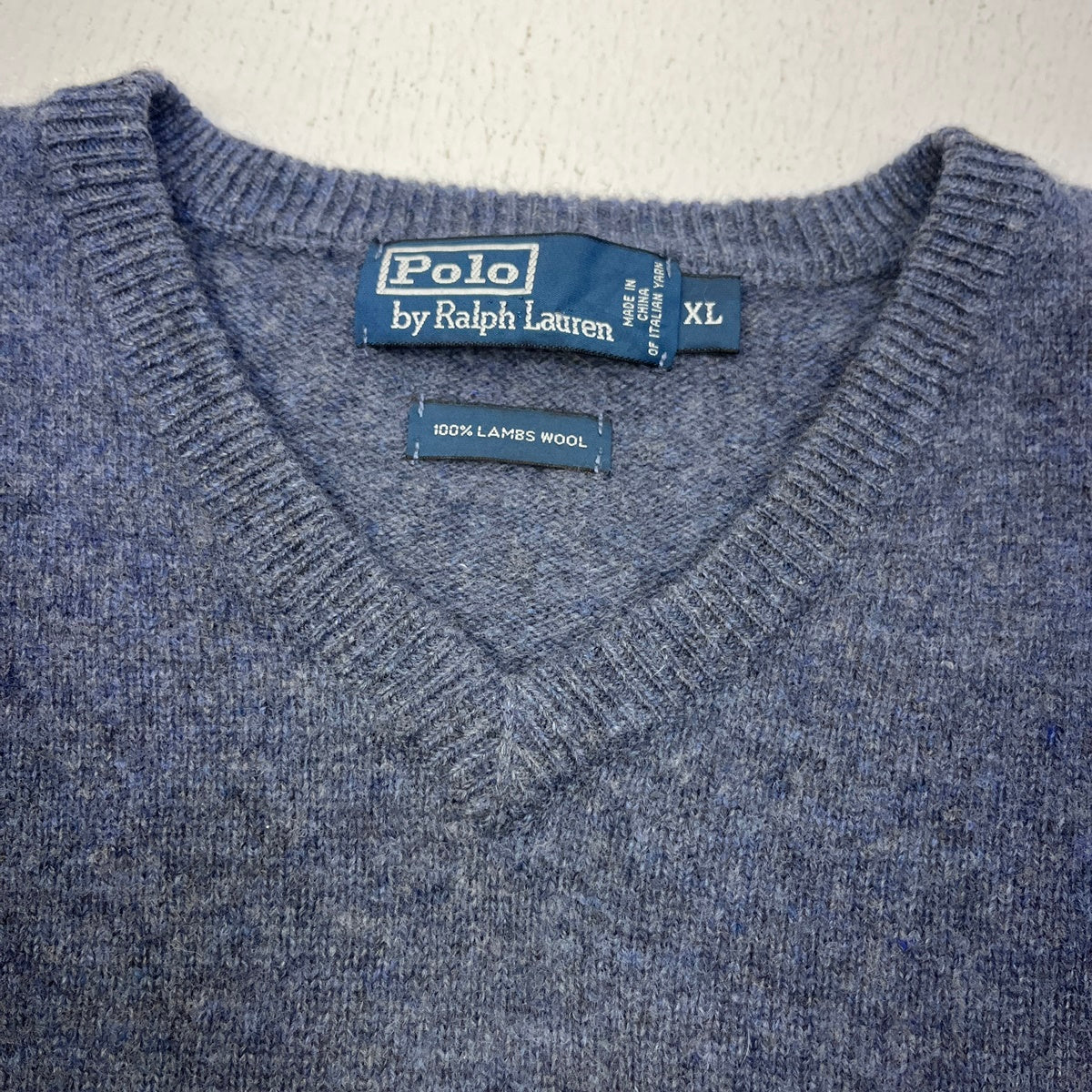 POLO RALPH LAUREN | ポロ・ラルフローレン スタンドネック星条旗 ニット ネイビー サイズ：XXL【加古川店】
