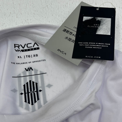 RVCA | ルーカ　アールブイ LT ストレッチ・ドライ ロンT 長袖Ｔシャツ BG042060 ホワイト サイズ：XL【加古川店】