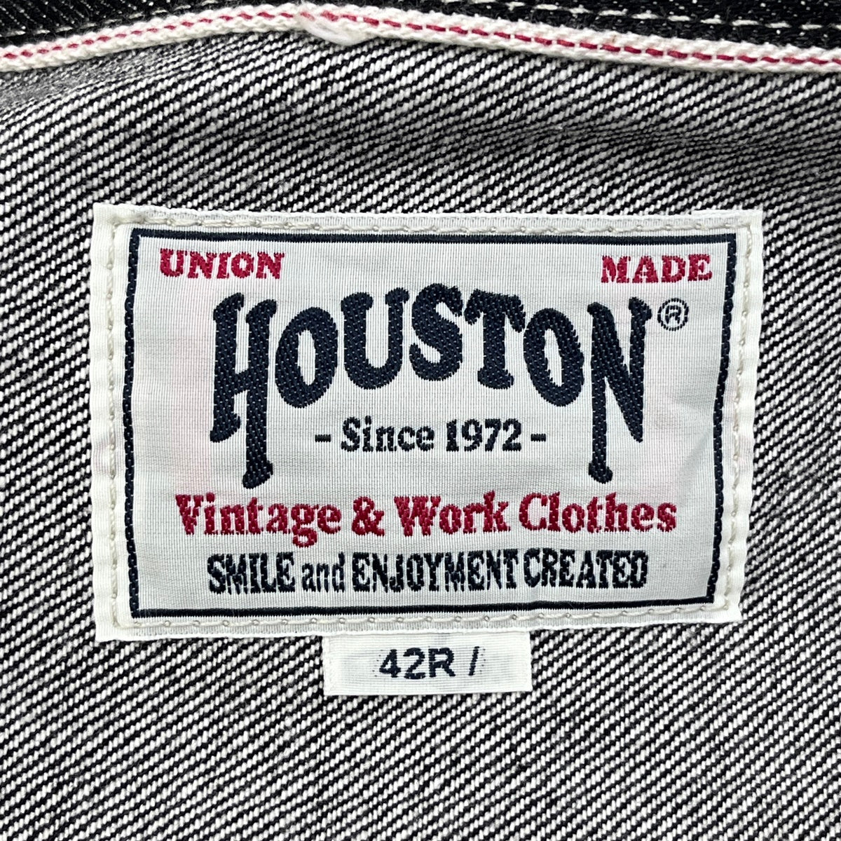 HOUSTON | ヒューストン TYPE1 デニム ジャケット デニム 51195 インディゴ サイズ：42【加古川店】