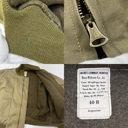 Buzz Rickson's | バズリクソンズ ﾀﾝｶｰｽｼﾞｬｹｯﾄ 初期型 その他アウター M13800 カーキ サイズ：40【加古川店】