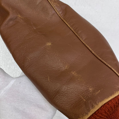 The REAL McCOY'S | ザリアルマッコイズ ﾋﾟﾝﾅｯﾌﾟｶﾞｰﾙ　j.a.dubow社製 レザー キャメル サイズ：40【加古川店】