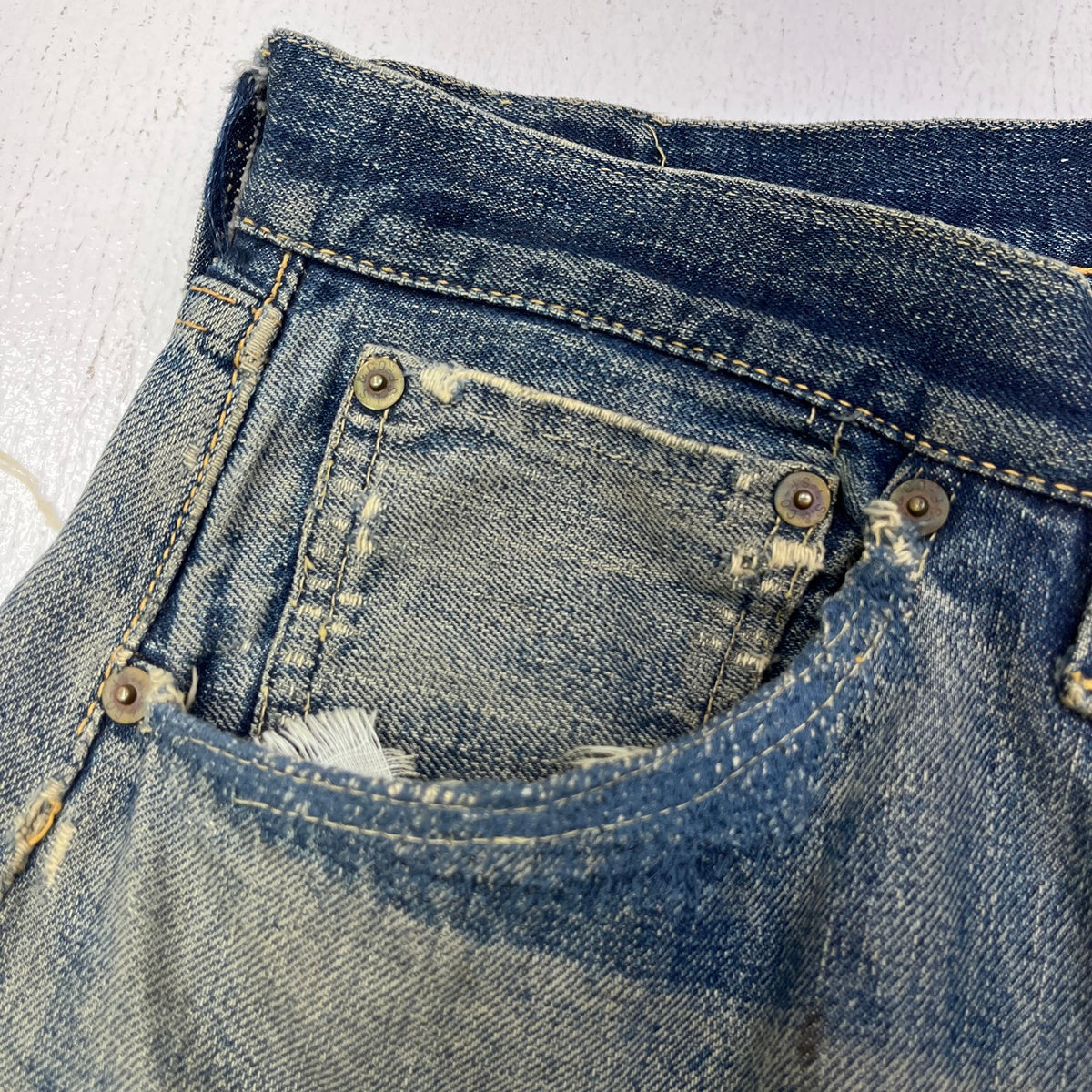 Levi's | リーバイス LOT:501XX 52-53　革ﾊﾟｯﾁ、両面タブ、隠しﾘﾍﾞｯﾄ デニムパンツ ブルー【加古川店】