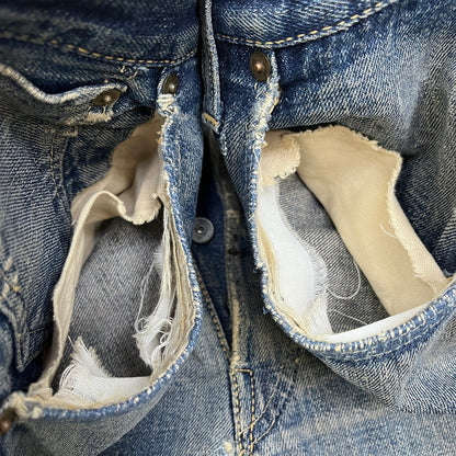 Levi's | リーバイス LOT:501XX 52-53　革ﾊﾟｯﾁ、両面タブ、隠しﾘﾍﾞｯﾄ デニムパンツ ブルー【加古川店】