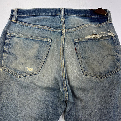 Levi's | リーバイス LOT:501XX 52-53　革ﾊﾟｯﾁ、両面タブ、隠しﾘﾍﾞｯﾄ デニムパンツ ブルー【加古川店】