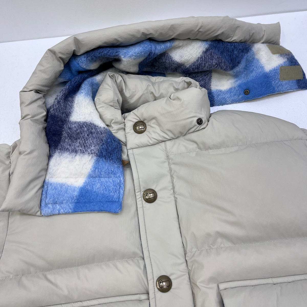 WOOLRICH | ウールリッチ Softshell Light Camp Parka ダウンジャケット WJOU2006 アイボリー サイズ：L【加古川店】