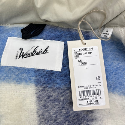WOOLRICH | ウールリッチ Softshell Light Camp Parka ダウンジャケット WJOU2006 アイボリー サイズ：L【加古川店】