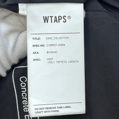 W)TAPS | ダブルタップス BIVOUAC VEST 21AW 中綿ベスト 212BRDT-JKM04 ブラック サイズ：2【加古川店】