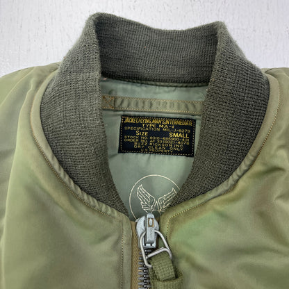 Buzz Rickson's | バズリクソンズ MA-1 FLIGHT JACKET 初期型 ミリタリージャケット MIL-J-8279 カーキ サイズ：S【加古川店】