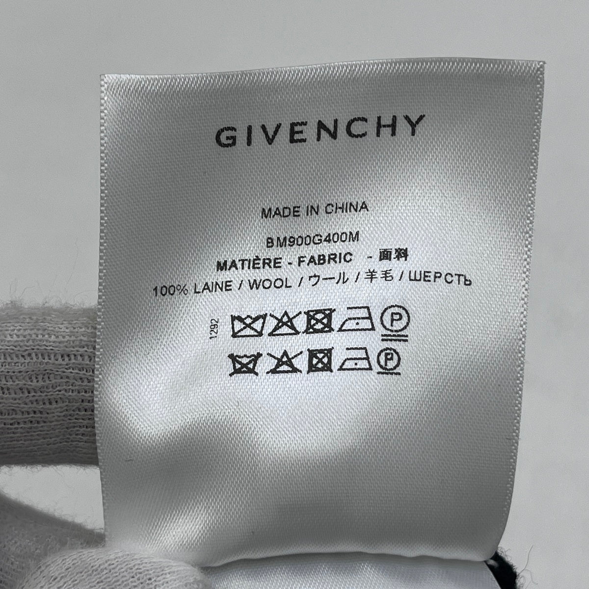 GIVENCHY | ジバンシィ ニット BM900G400M ブラック サイズ：XS【加古川店】
