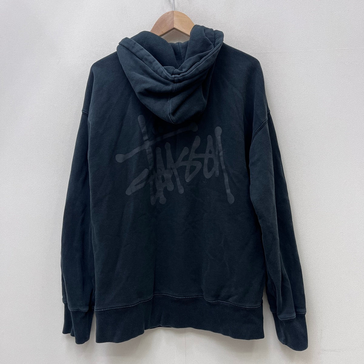 STUSSY | ステューシー Slant Fleece Pullover Hooded 20 パーカー 218111 ブラック サイズ：S【加古川店】