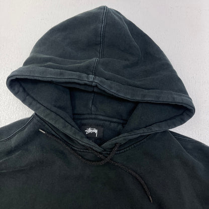 STUSSY | ステューシー Slant Fleece Pullover Hooded 20 パーカー 218111 ブラック サイズ：S【加古川店】