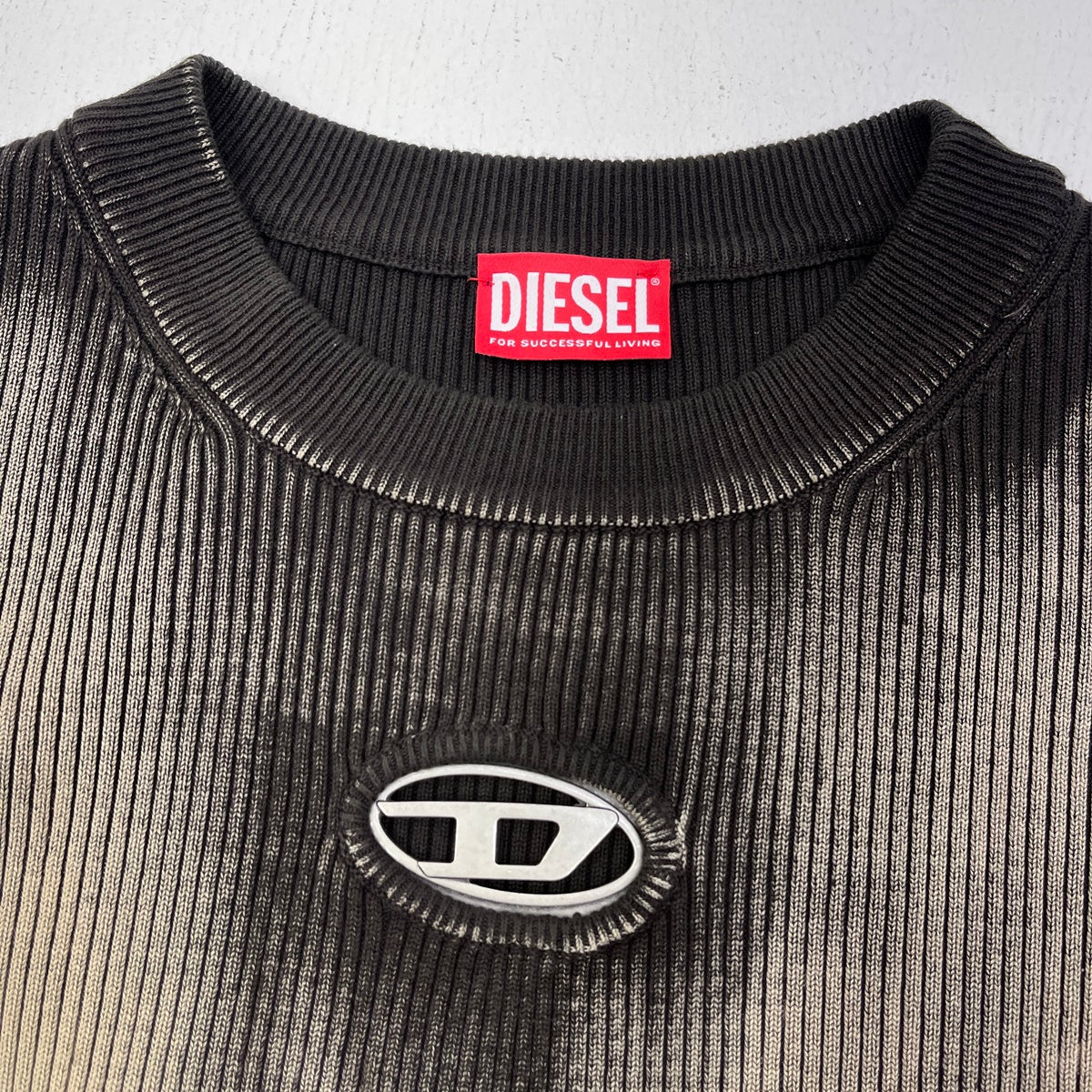 DIESEL | ディーゼル K-DARIN セーター A12455 0BNAD グレー サイズ：XXL【加古川店】