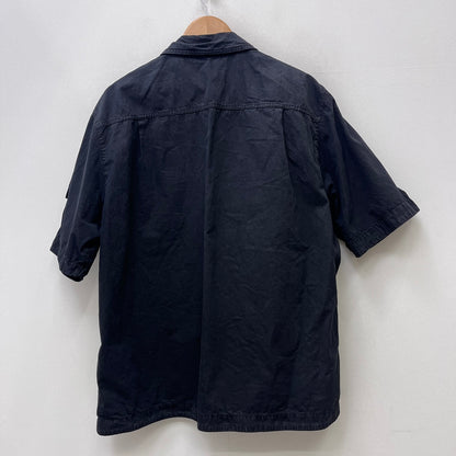 STONE ISLAND | ストーンアイランド Cotton Canvas Shirt 25SS 半袖シャツ K1S151200029S00WN ブラック サイズ：XL【加古川店】