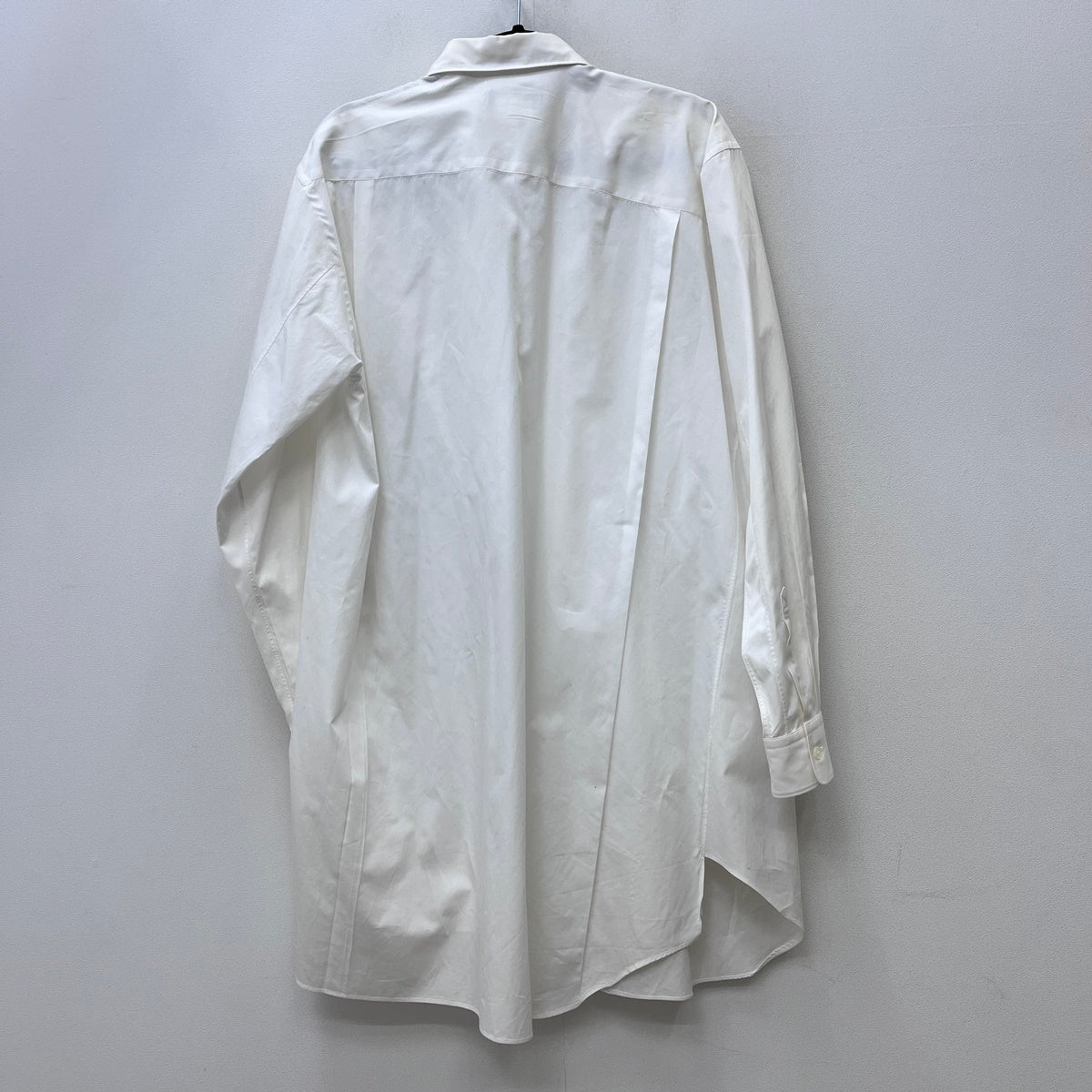 COMME des GARCONS HOMME | コムデギャルソンオム 捻れ変形ロングシャツ 長袖シャツ PB-B003 ホワイト サイズ：S【加古川店】