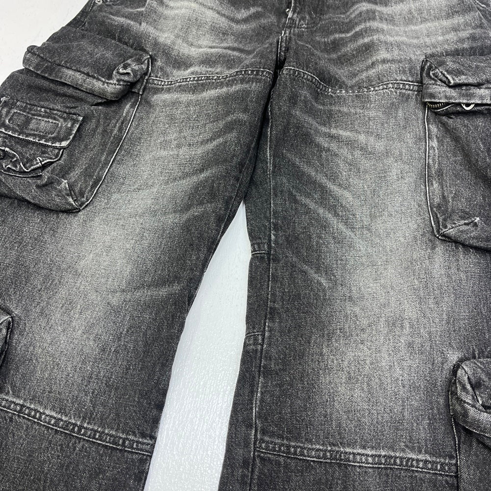 DIESEL | ディーゼル D-FISH-CARGO-S デニムパンツ A13088 0GHAA ブラック サイズ：32【加古川店】