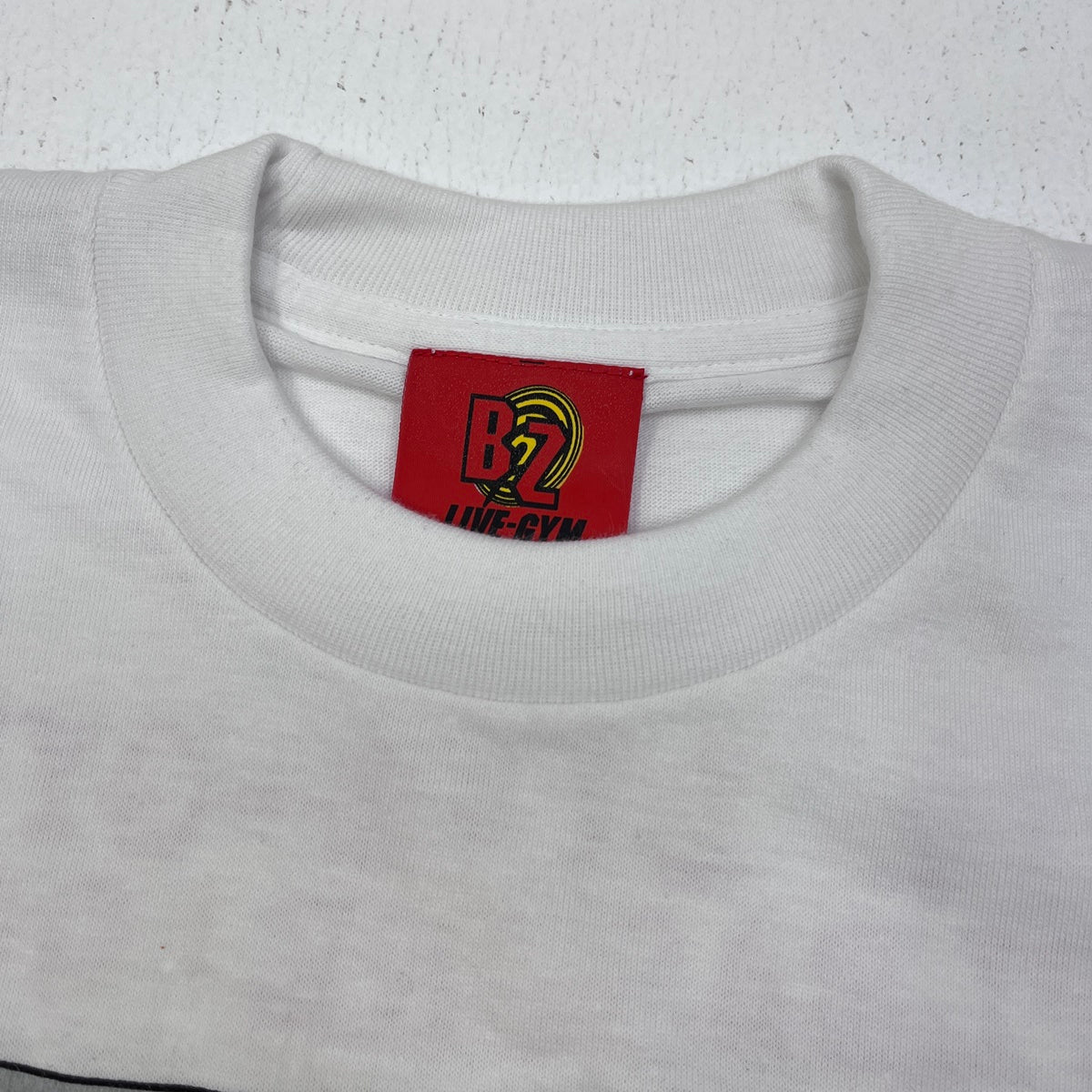 B'z LIVE-GYM Pleasure '95'BUZZ!! 1995 半袖Ｔシャツ ホワイト【加古川店】