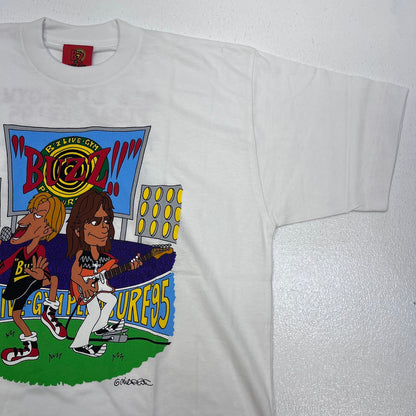 B'z LIVE-GYM Pleasure '95'BUZZ!! 1995 半袖Ｔシャツ ホワイト【加古川店】