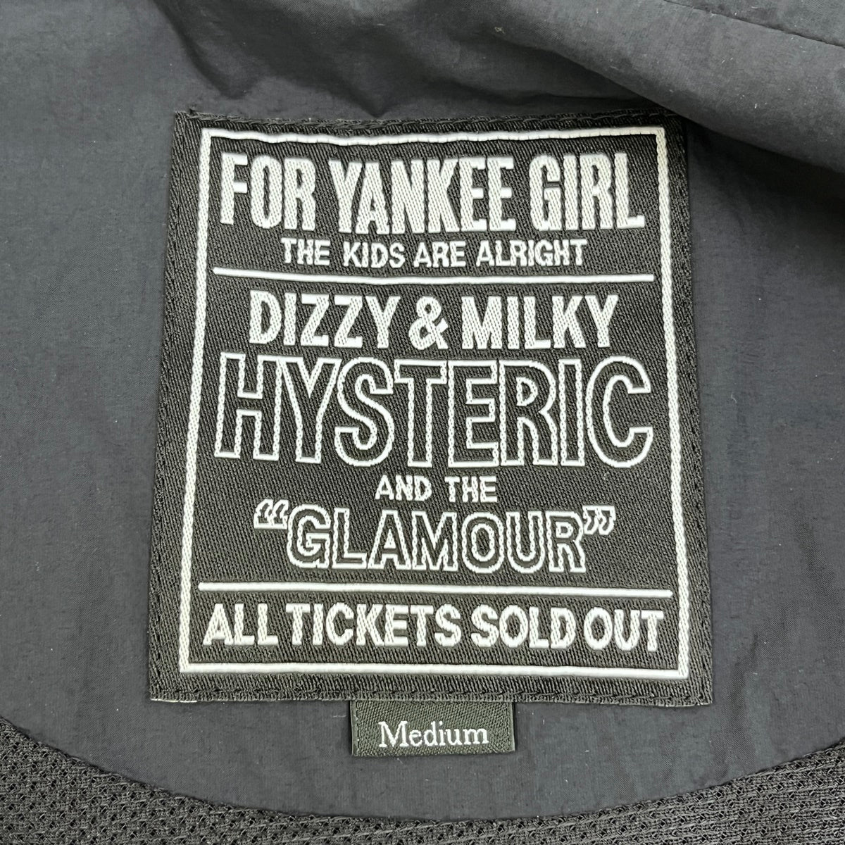 HYSTERIC GLAMOUR | ヒステリックグラマー FAST STAR スタンドカラーブルゾン ナイロンジャケット 02261AB303 ブラック サイズ：M【加古川店】
