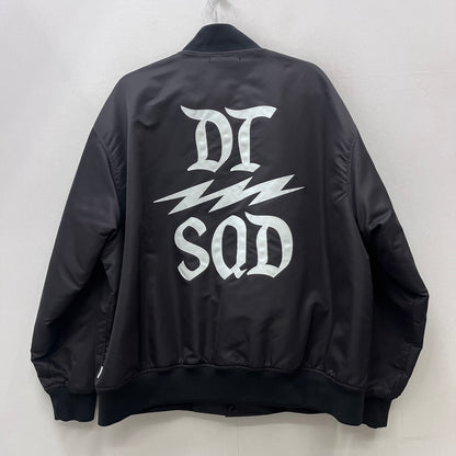 W)TAPS | ダブルタップス TEAM JACKET NYLON. TWILL 23AW スタジャン 231TQDT-JKM01 ブラック サイズ：3【加古川店】