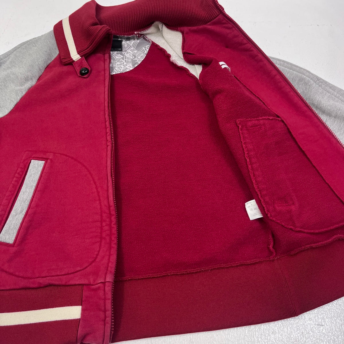 NUMBER(N)INE | ナンバーナイン SWEAT STADIUM JUMPER　ポートランド期復刻 スタジャン レッド サイズ：2【加古川店】