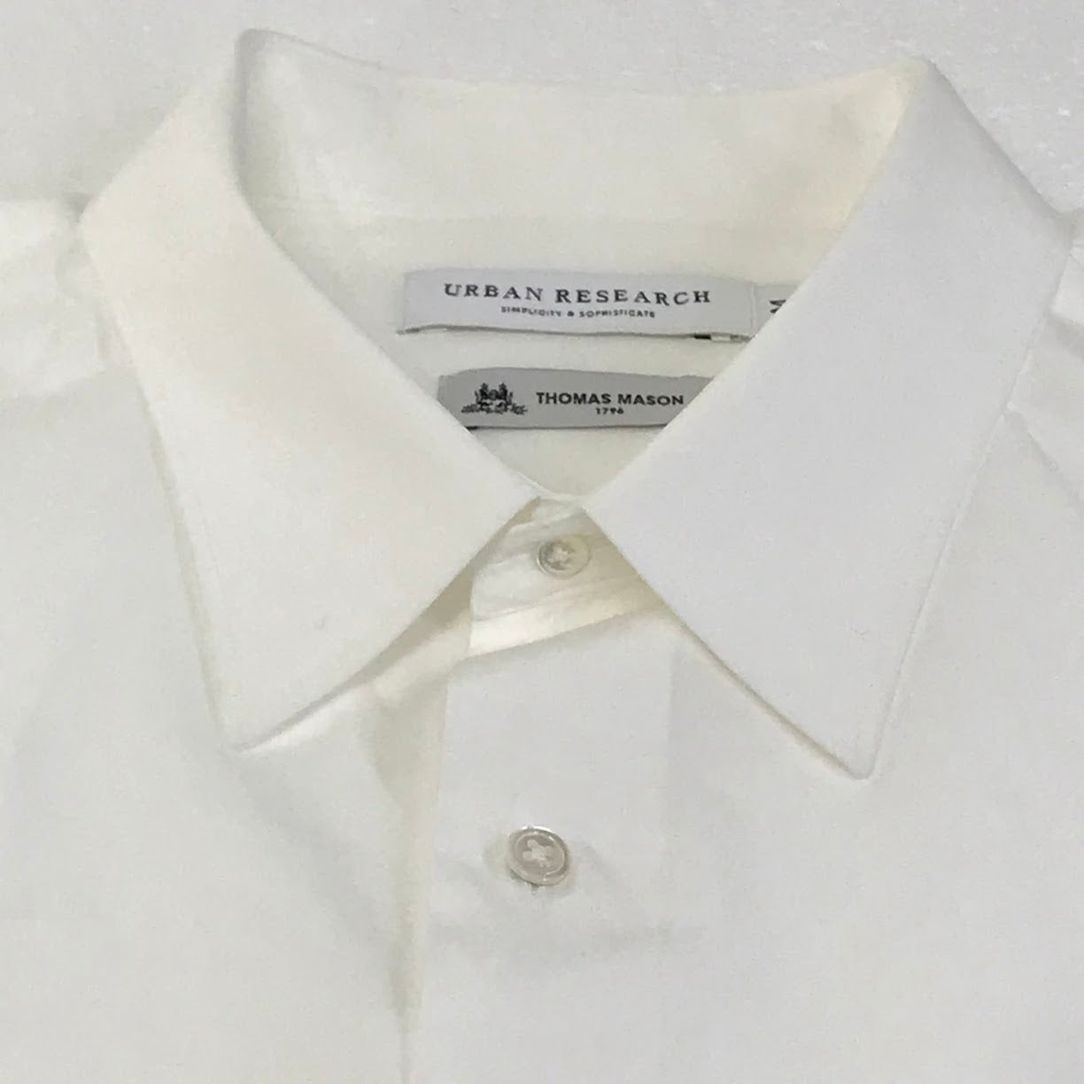 URBAN RESEARCH | アーバンリサーチ Thomas Mason 長袖シャツ UR04-13M002 ホワイト サイズ：M【倉吉店】