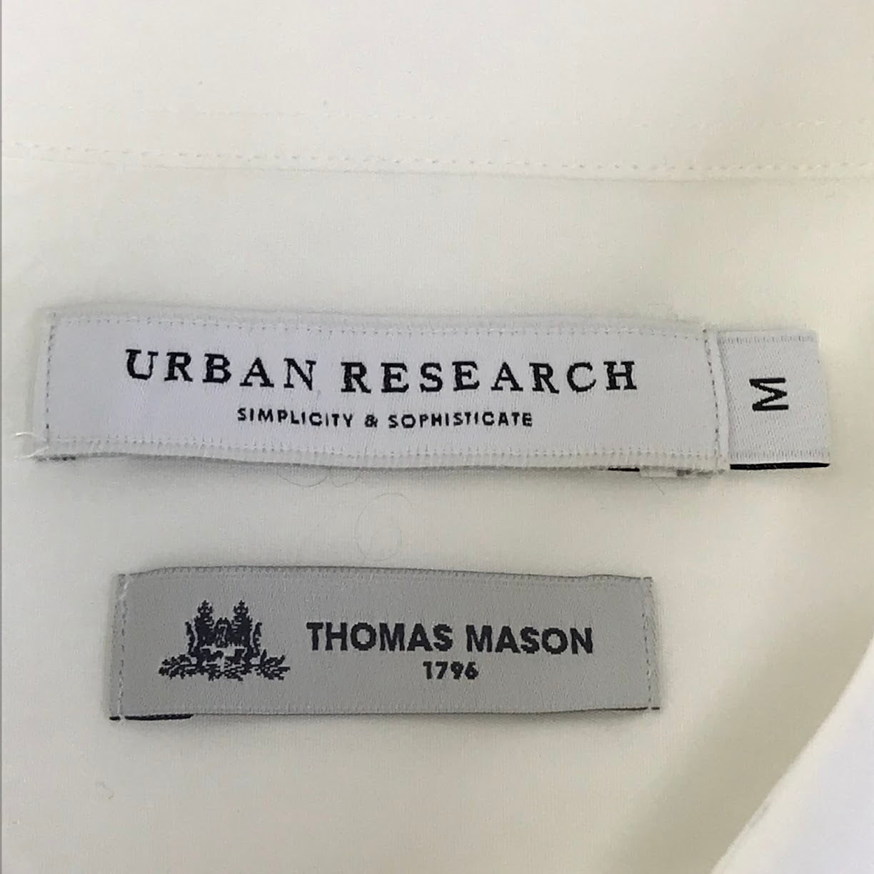 URBAN RESEARCH | アーバンリサーチ Thomas Mason 長袖シャツ UR04-13M002 ホワイト サイズ：M【倉吉店】