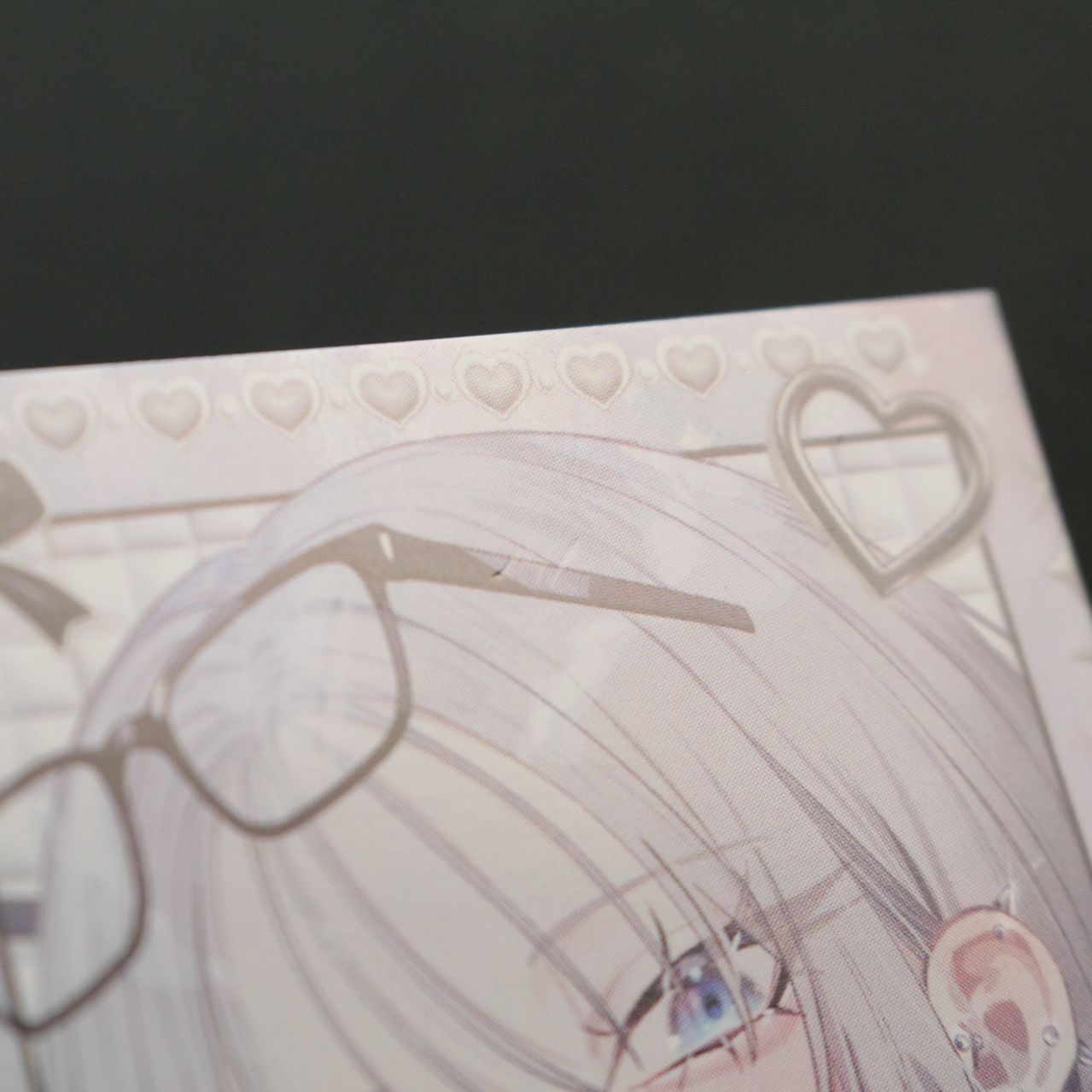 灰宮先輩は怖くてかわいい ミニフォト風カード 2点
