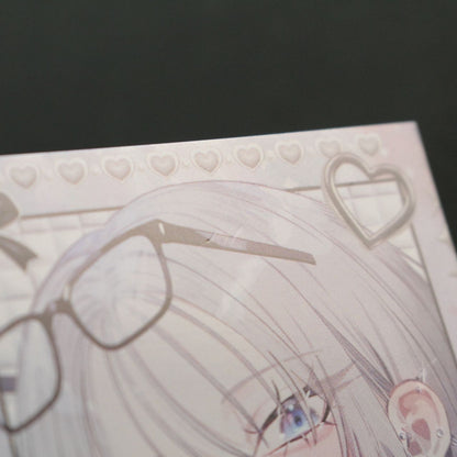 灰宮先輩は怖くてかわいい ミニフォト風カード 2点