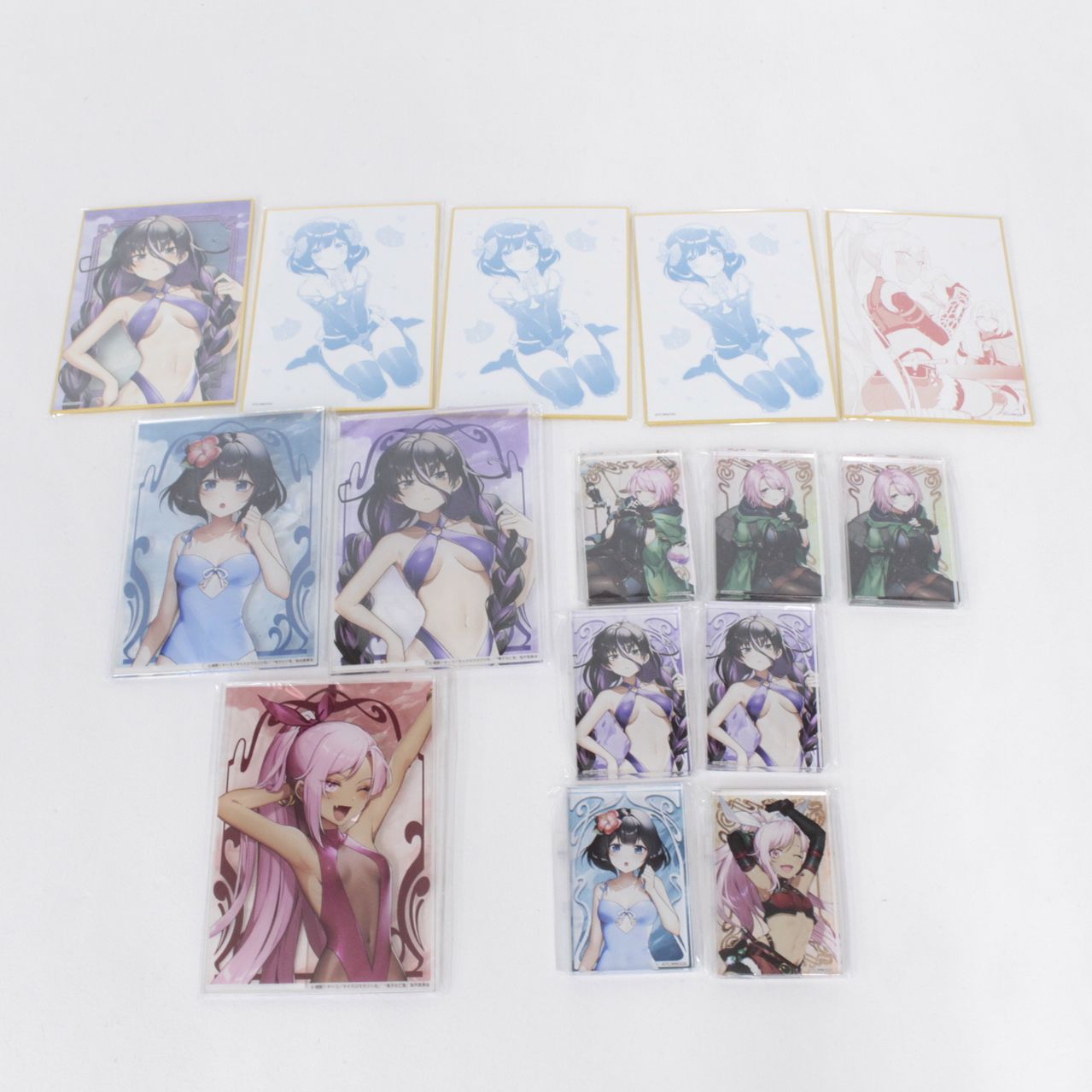 くじ引き堂 嘆きの亡霊は引退したい オンラインくじVol.2 まとめ ミニ色紙 アクリルプレート ミニアクリルブロック
