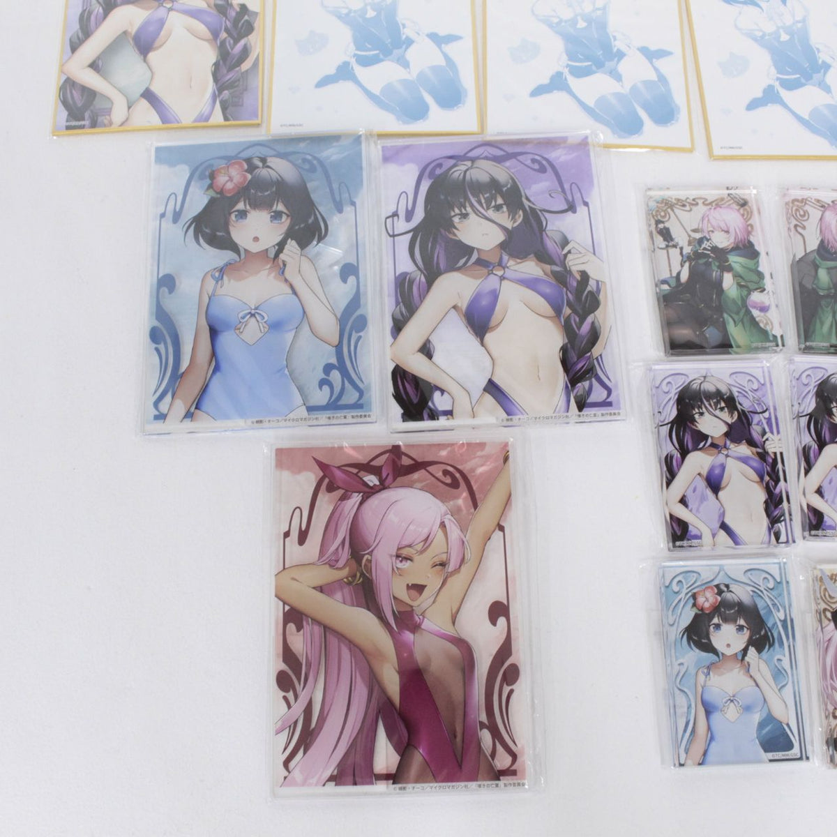 くじ引き堂 嘆きの亡霊は引退したい オンラインくじVol.2 まとめ ミニ色紙 アクリルプレート ミニアクリルブロック