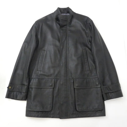 【中古】LANVIN | ランバン レザー 268937 ブラック サイズ：48