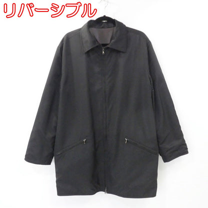 【中古】Ermenegildo Zegna | エルメネジルド ゼニア レザー リバーシブル ブラウン サイズ：L