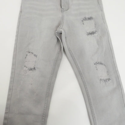 【中古】Retro Engine | レトロエンジン DAMAGE REPAIR GRAY DENIM デニムパンツ 301601230470004 グレー サイズ：L