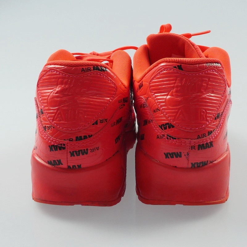【中古】NIKE | ナイキ AIR MAX 90 PREMIUM スニーカー 700155-604 レッド 27.5cm