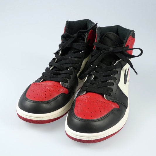 【中古】NIKE | ナイキ AIR JORDAN 1 RETRO HIGH OG スニーカー 555088-610 レッド 28.5cm