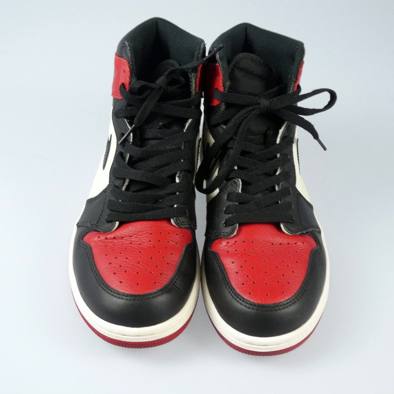 【中古】NIKE | ナイキ AIR JORDAN 1 RETRO HIGH OG スニーカー 555088-610 レッド 28.5cm