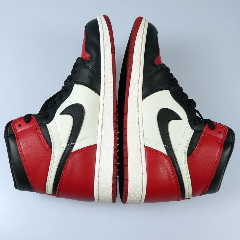 【中古】NIKE | ナイキ AIR JORDAN 1 RETRO HIGH OG スニーカー 555088-610 レッド 28.5cm