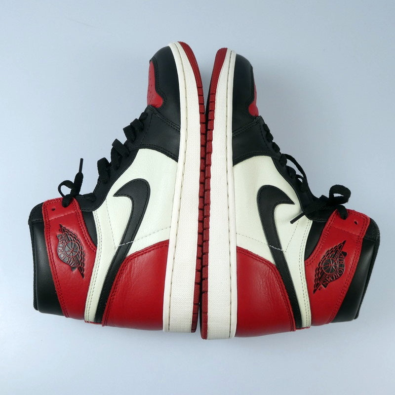 【中古】NIKE | ナイキ AIR JORDAN 1 RETRO HIGH OG スニーカー 555088-610 レッド 28.5cm