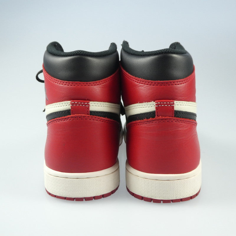【中古】NIKE | ナイキ AIR JORDAN 1 RETRO HIGH OG スニーカー 555088-610 レッド 28.5cm